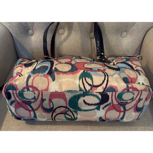 COACH IKAT MULTICOLOR LARGE TOTE C1373-F24444 - Picture 4 of 14